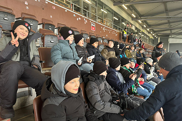 Fussball-Kidz im St. Pauli-Stadion